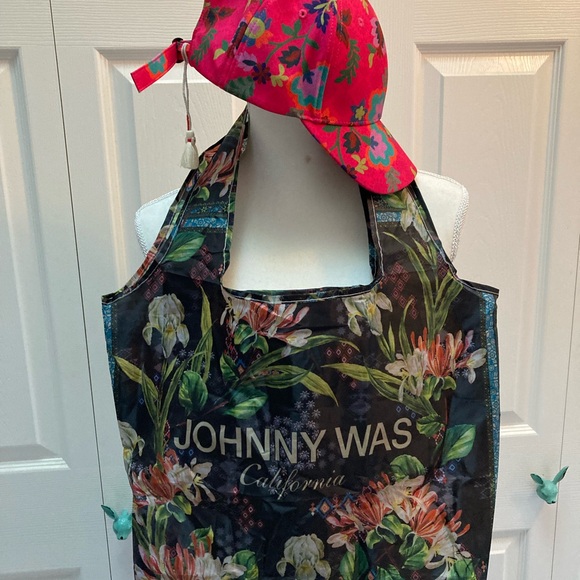 Johnny Was Pink Floral Kids Hat - Picture 5 of 9